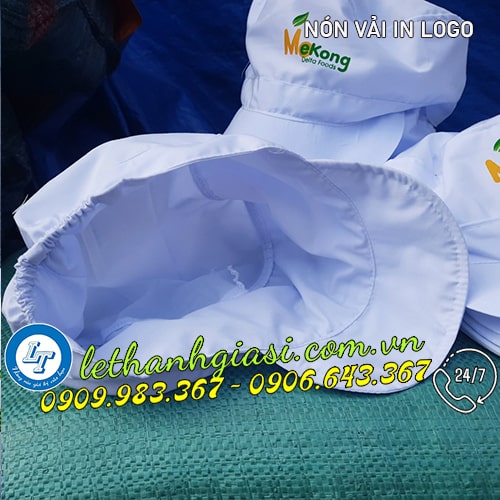 Đặt mua NÓN VẢI CÔNG NHÂN IN LOGO giá sỉ Đặt mua NÓN VẢI CÔNG NHÂN IN LOGO giá sỉ