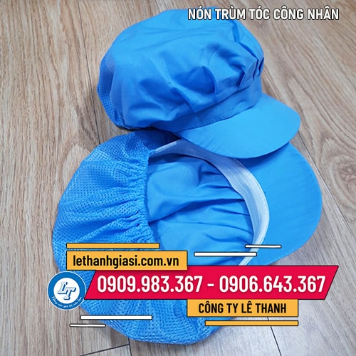 NÓN LƯỚI BAO TÓC công nhân màu xanh NÓN LƯỚI BAO TÓC công nhân màu xanh