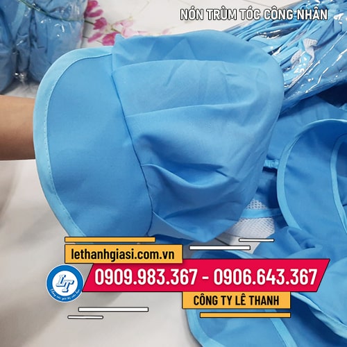 NÓN LƯỚI BAO TÓC công nhân màu xanh NÓN LƯỚI BAO TÓC công nhân màu xanh