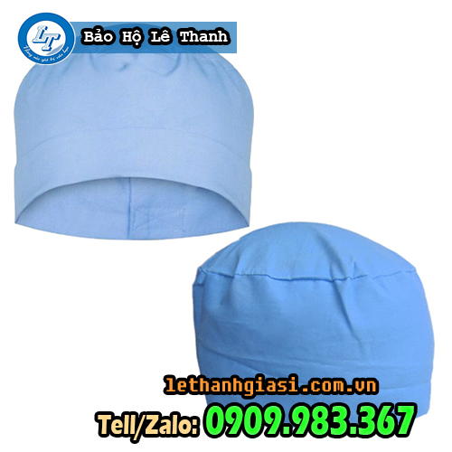 nón trùm đầu y tế gọn gàng khi làm việc mũ y tế