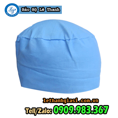 nón trùm đầu y tế gọn gàng khi làm việc mũ y tế