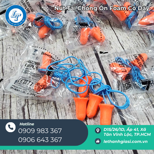 nút tai chống ồn foam có dây giá sỉ giá rẻ giao nhanh HCM 3 nút tai chống ồn foam có dây giá sỉ giá rẻ giao nhanh HCM 3