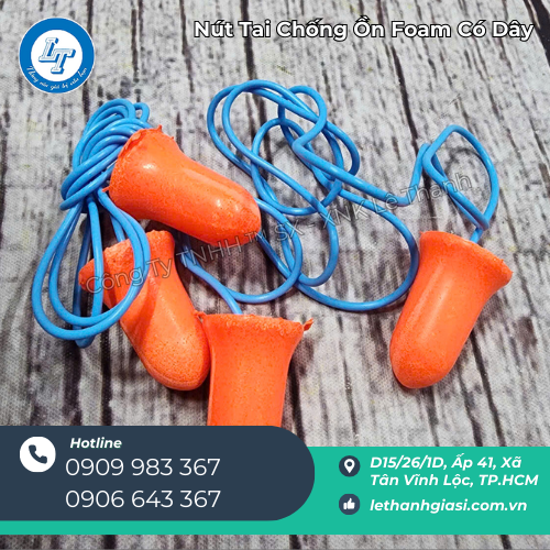 nút tai chống ồn foam có dây giá sỉ giá rẻ giao nhanh HCM 1 nút tai chống ồn foam có dây giá sỉ giá rẻ giao nhanh HCM 1