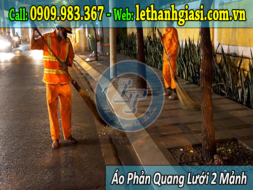 đại lý cung cấp áo phản quang lưới 2 mảnh siêu rẻ áo phản quang
