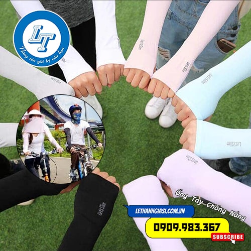 rùm sỉ ống tay chống nắng AquaX xỏ ngón vải lanh co giãn rùm sỉ ống tay chống nắng AquaX xỏ ngón vải lanh co giãn