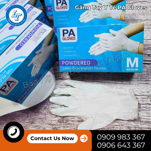 găng tay y tế PA size M giá rẻ, nguồn hàng ổn định 4 găng tay y tế PA size M giá rẻ, nguồn hàng ổn định 4