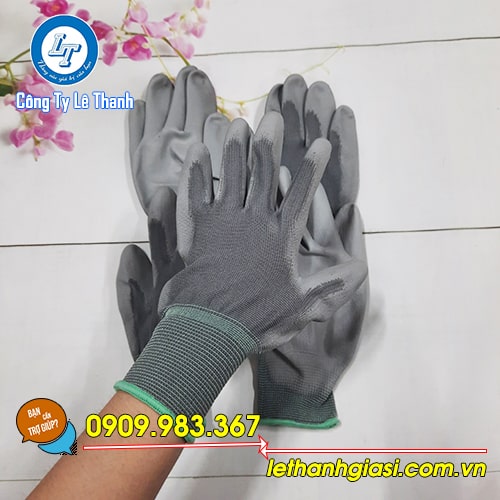 Găng tay phủ pu – an toàn trong môi trường điện nhiệt gt phủ pu