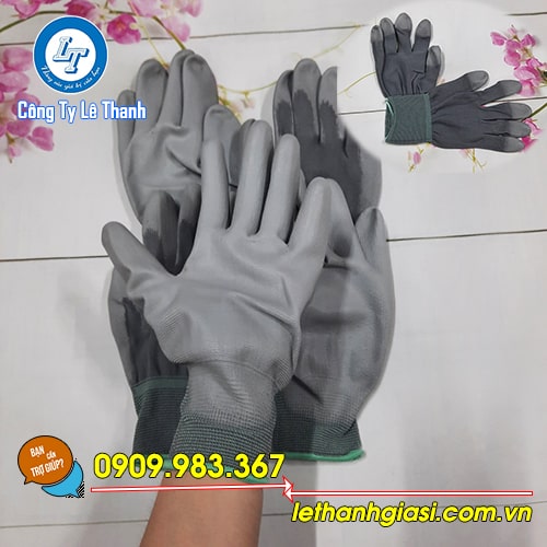 Găng tay phủ pu – an toàn trong môi trường điện nhiệt gt phủ pu