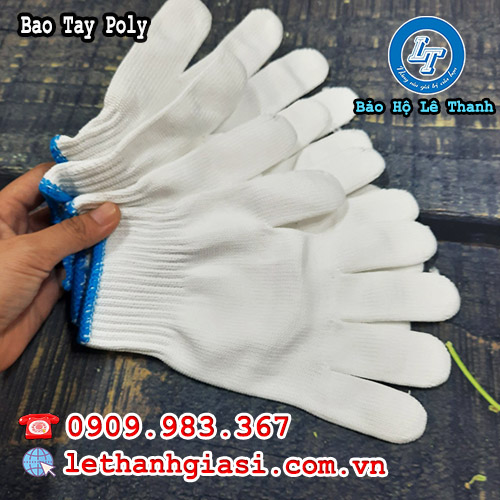 găng tay len đen trắng tại lê thanh freeship, miễn phí đổi trả len poly