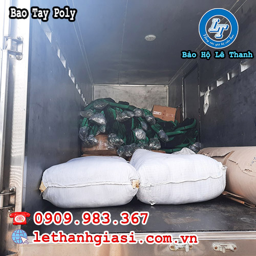 găng tay len đen trắng tại lê thanh freeship, miễn phí đổi trả len poly