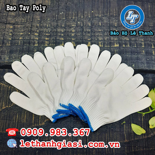 găng tay len đen trắng tại lê thanh freeship, miễn phí đổi trả len poly