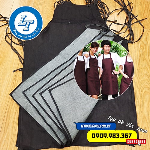 trùm sỉ tạp dề quán ăn vải jean chất lượng bao đẹp trùm sỉ tạp dề quán ăn vải jean chất lượng bao đẹp