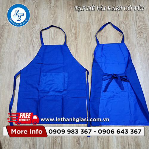 tạp dề bảo hộ vải kaki có túi giá sỉ rẻ 2 tạp dề bảo hộ vải kaki có túi giá sỉ rẻ 2