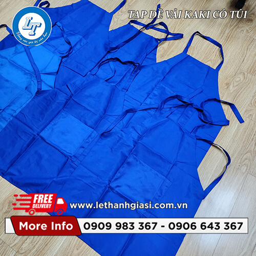 tạp dề bảo hộ vải kaki có túi giá sỉ rẻ 5 tạp dề bảo hộ vải kaki có túi giá sỉ rẻ 5