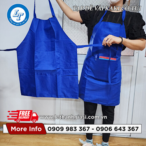 tạp dề bảo hộ vải kaki có túi giá sỉ rẻ 4 tạp dề bảo hộ vải kaki có túi giá sỉ rẻ 4