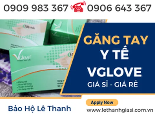 Mua sỉ giá rẻ GĂNG TAY Y TẾ VGLOVE hộp 100 cái