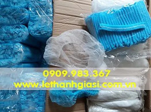 BÁN LẺ MŨ CON SÂU - NÓN TRÙM TÓC CON SÂU 100 CÁI / BỊCH