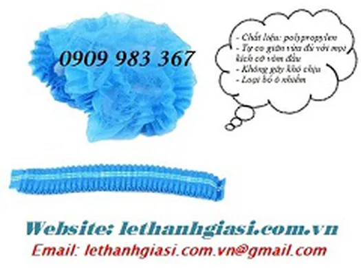 BÁN NÓN TRÙM TÓC CON SÂU VẢI KHÔNG DỆT GIÁ RẺ
