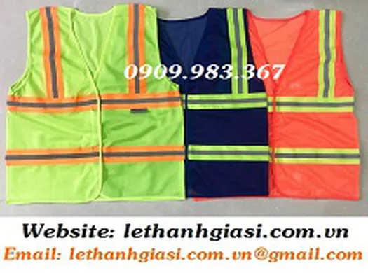 MAY ÁO BẢO HỘ PHẢN QUANG LƯỚI 3M GIÁ GỐC TẬN XƯỞNG