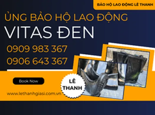 Chuyên bán ỦNG BẢO HỘ VITAS ĐEN giá rẻ