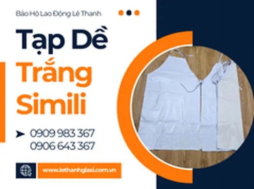 TẠP DỀ SIMILI TRẮNG sạch - chuyên sỉ cho quán ăn, bếp công nghiệp