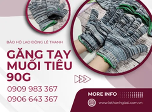 GĂNG TAY MUỐI TIÊU 90G siêu bền giá sỉ rẻ, đặt là có