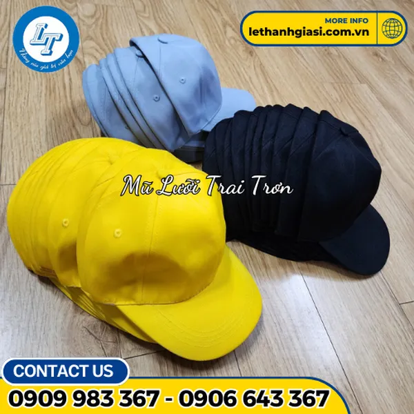 MŨ LƯỠI TRAI TRƠN 