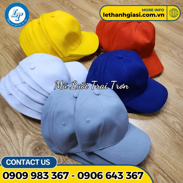 MŨ LƯỠI TRAI TRƠN 