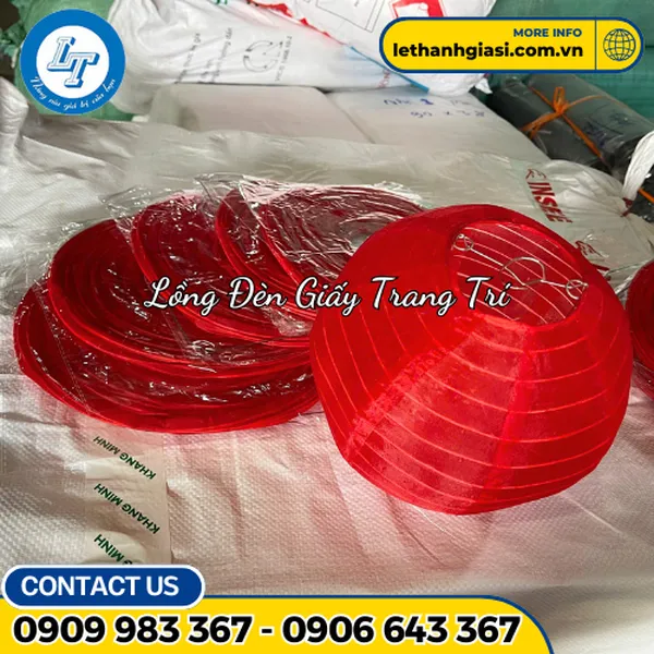 LỒNG ĐÈN GIẤY TRÒN
