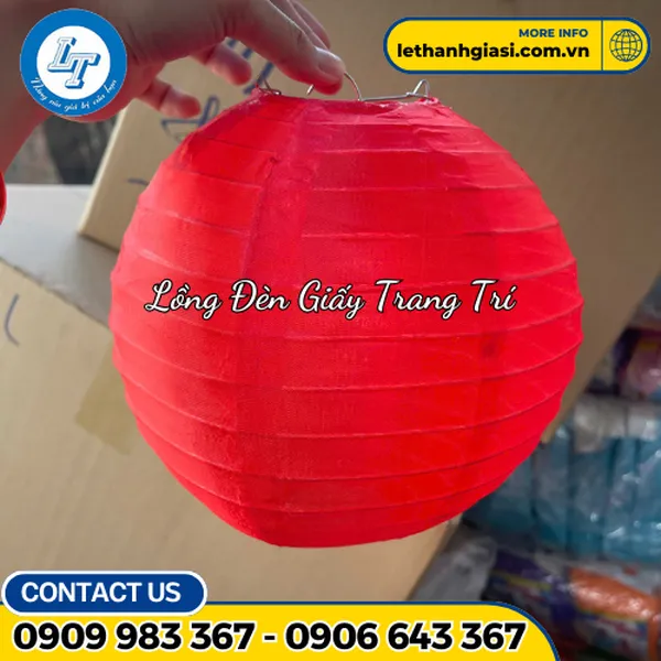 LỒNG ĐÈN GIẤY TRÒN