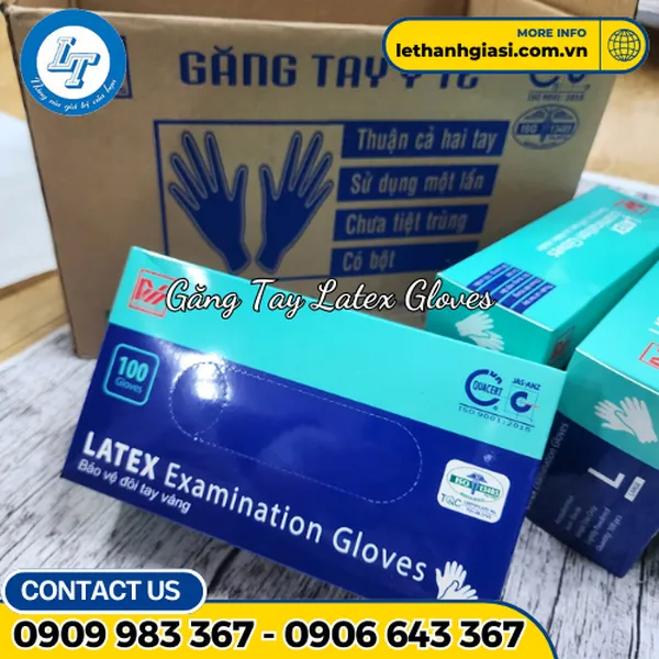 GĂNG TAY Y TẾ LATEX GLOVES