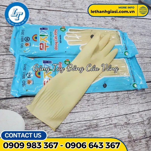 GĂNG TAY CAO SU ĐÔNG CẦU VỒNG