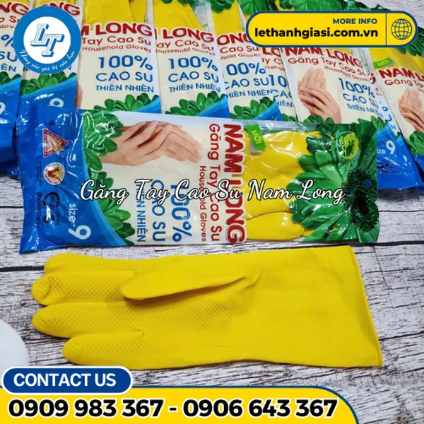 GĂNG TAY CAO SU NAM LONG