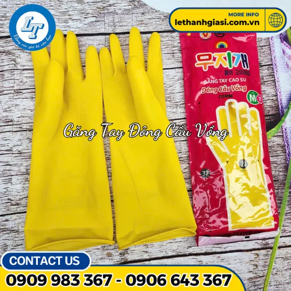 GĂNG TAY CAO SU ĐÔNG CẦU VỒNG