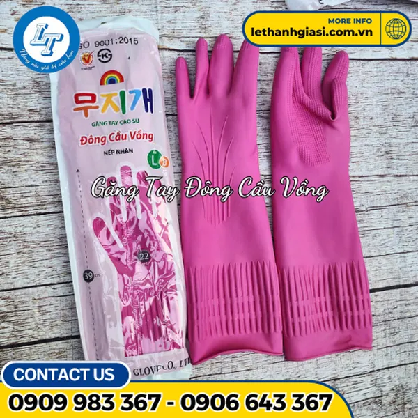 GĂNG TAY CAO SU ĐÔNG CẦU VỒNG
