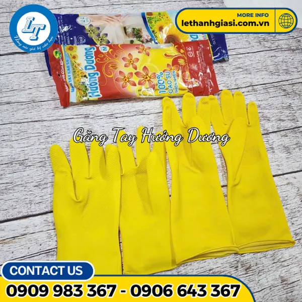 GĂNG TAY CAO SU HƯỚNG DƯƠNG