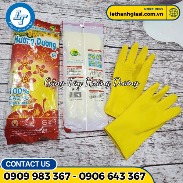 GĂNG TAY CAO SU HƯỚNG DƯƠNG