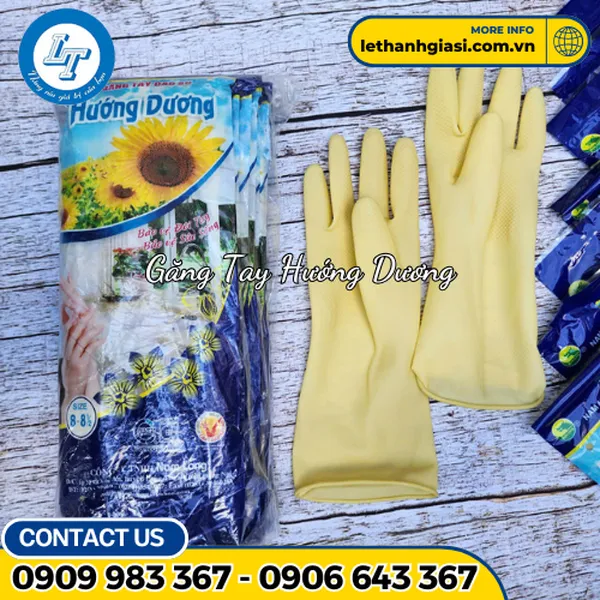 GĂNG TAY CAO SU HƯỚNG DƯƠNG