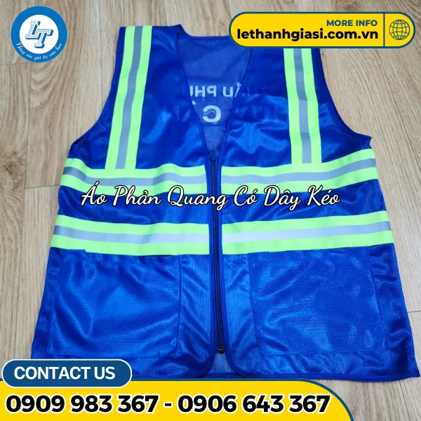 Áo Phản Quang Dây Kéo