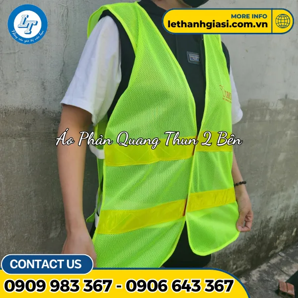 ÁO PHẢN QUANG DÂY THUN 2 BÊN