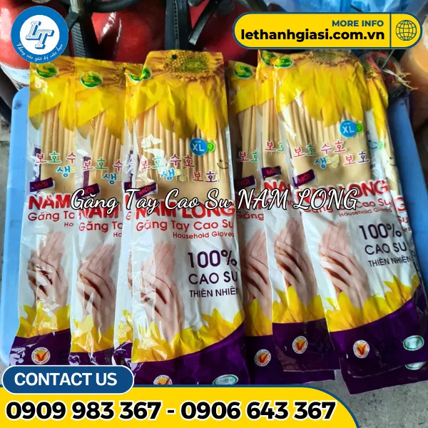 GĂNG TAY CAO SU NAM LONG