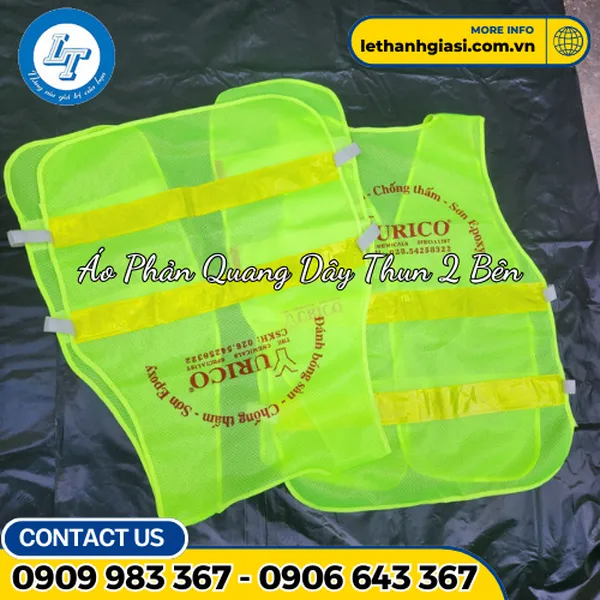 ÁO PHẢN QUANG DÂY THUN 2 BÊN