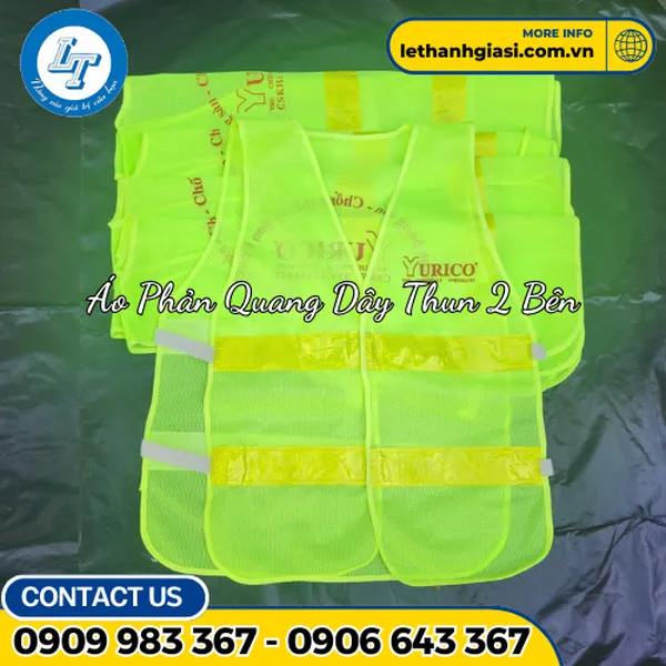 ÁO PHẢN QUANG DÂY THUN 2 BÊN