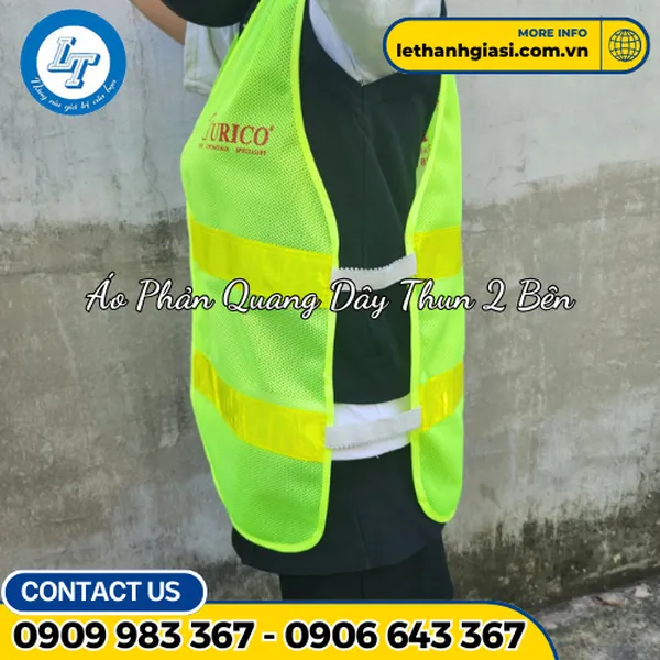 ÁO PHẢN QUANG DÂY THUN 2 BÊN