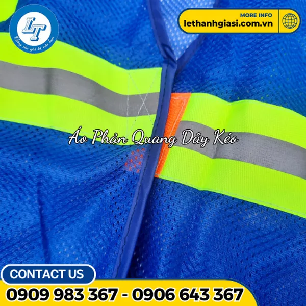 Áo Phản Quang Dây Kéo