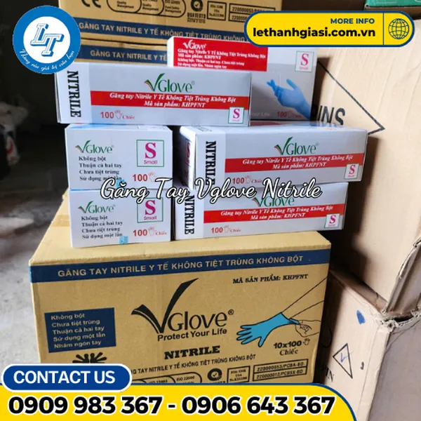 GĂNG TAY Y TẾ VGLOVE NITRILE