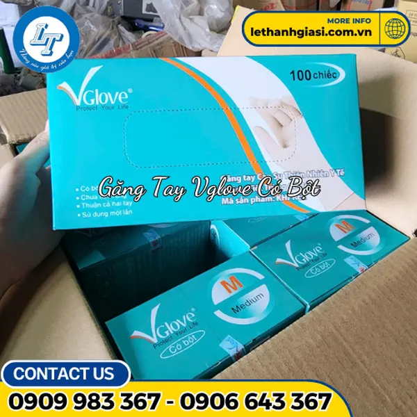 Găng Tay Y Tế Vglove Có Bột