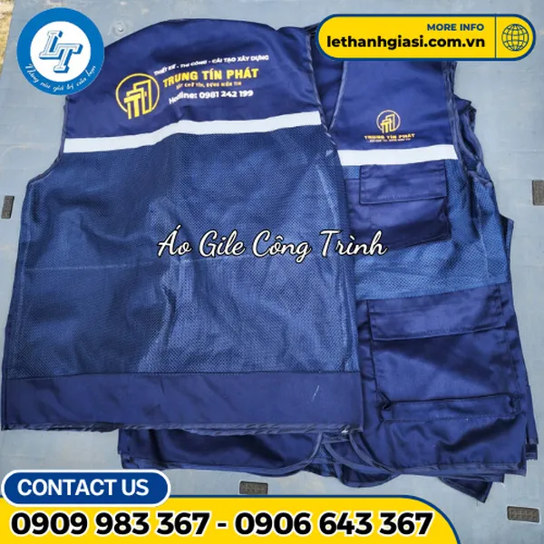 Áo Gile Công Trình