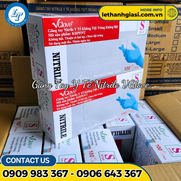GĂNG TAY Y TẾ VGLOVE NITRILE