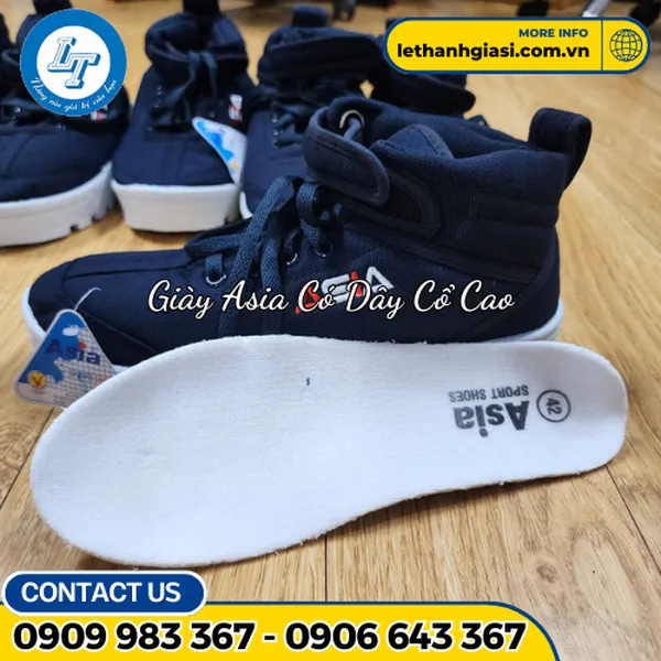 GIÀY ASIA CỔ CAO CỘT DÂY